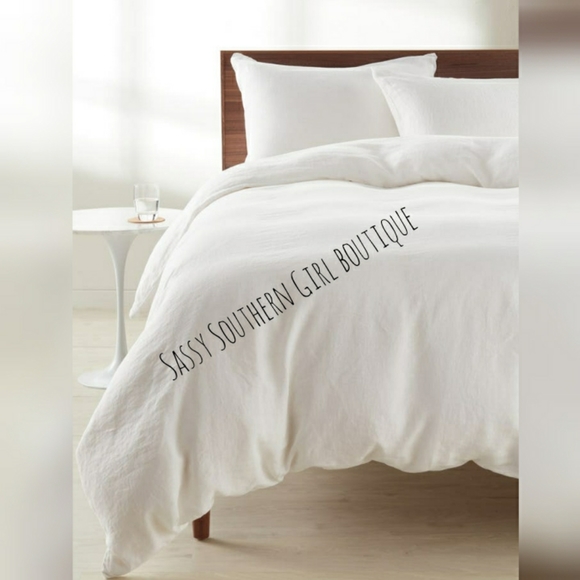 🆕⭐White French linen duvet cover set - Picture 5 of 11